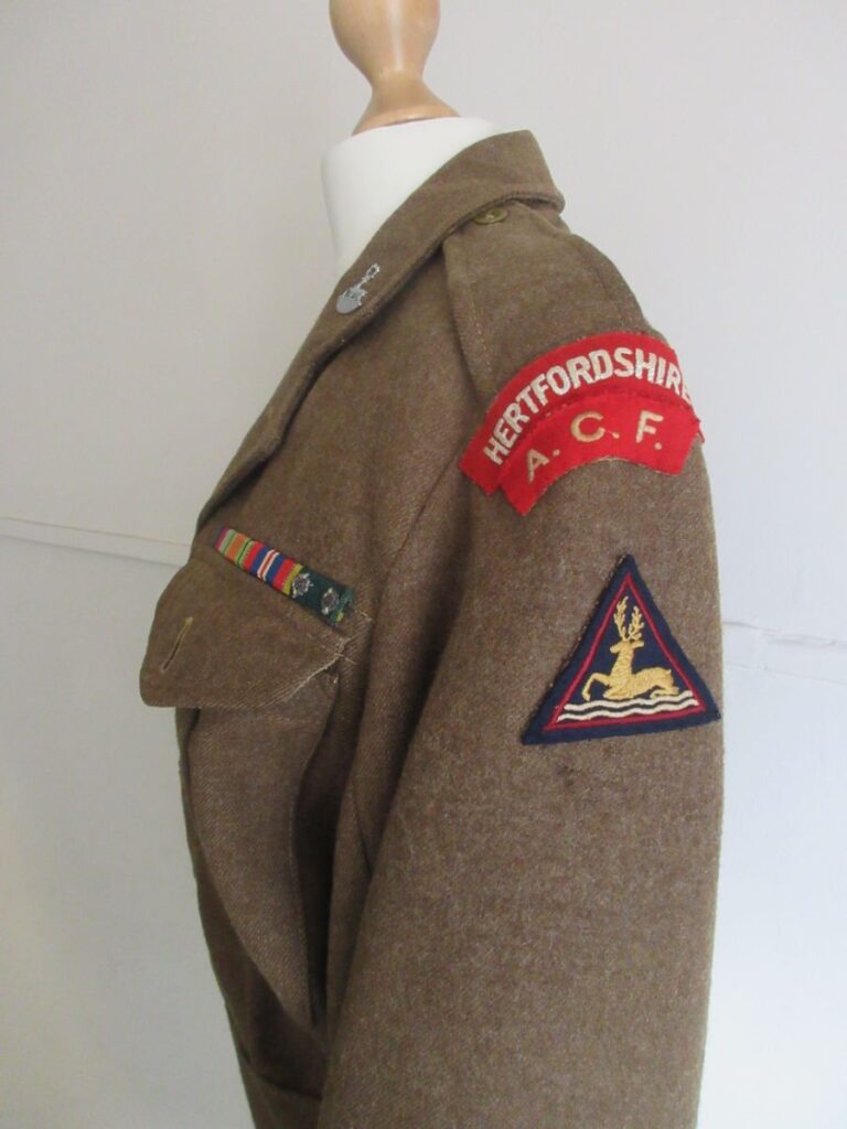 Cliff North’s ACF battledress jacket